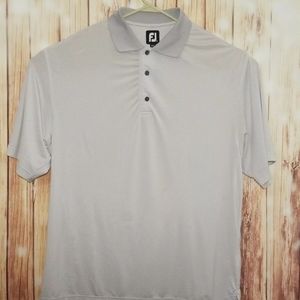 COPY - Mens Large FootJoy FJ Athletic Fit gray golf shirt